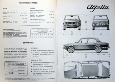 Alfa Romeo Alfetta 1972 Owner Manual (1567)